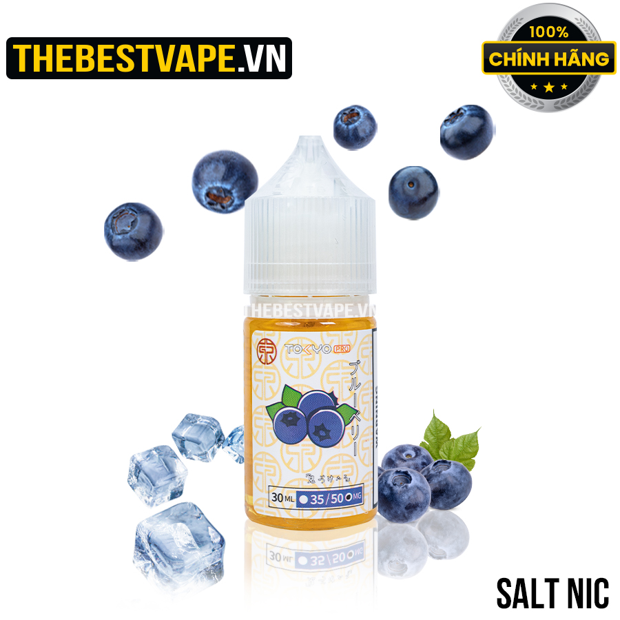 Tokyo Pro ( Classic Series ) - ICED BLUEBERRY ( Việt Quất Lạnh ) - Salt Nicotine