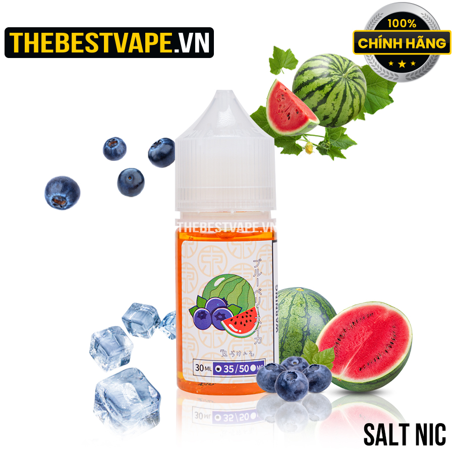 Tokyo Pro ( Classic Series ) - ICED BLUEBERRY WATERMELON ( Việt Quất Dưa Hấu Lạnh ) - Salt Nicotine