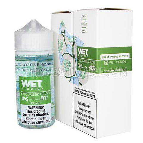 Wet Liquids - CUCUMBER CRUSH ICED ( Dưa Leo Lạnh ) - Freebase