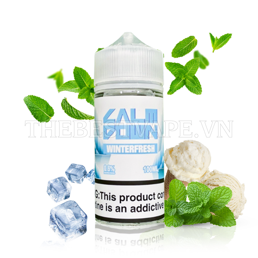 Calm Down - WINTER FRESH ( Vị Kem Tuyết Bạc Hà ) - Freebase