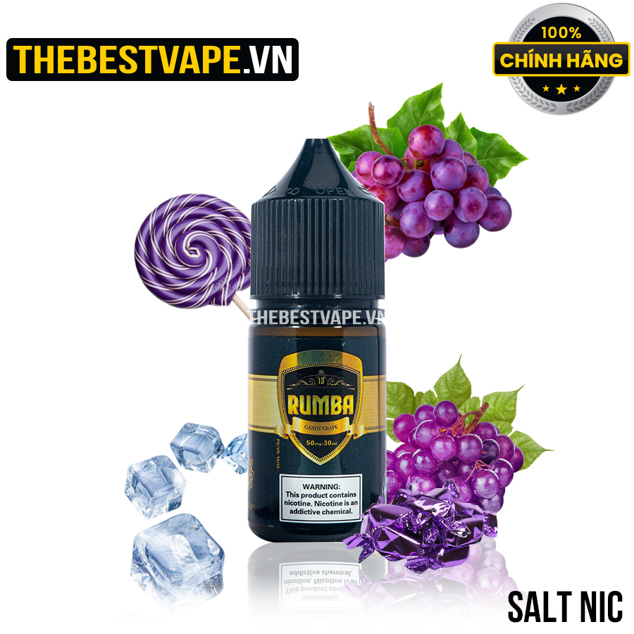 Rumba - CANDY GRAPE ( Kẹo Nho Lạnh ) - Salt Nicotine