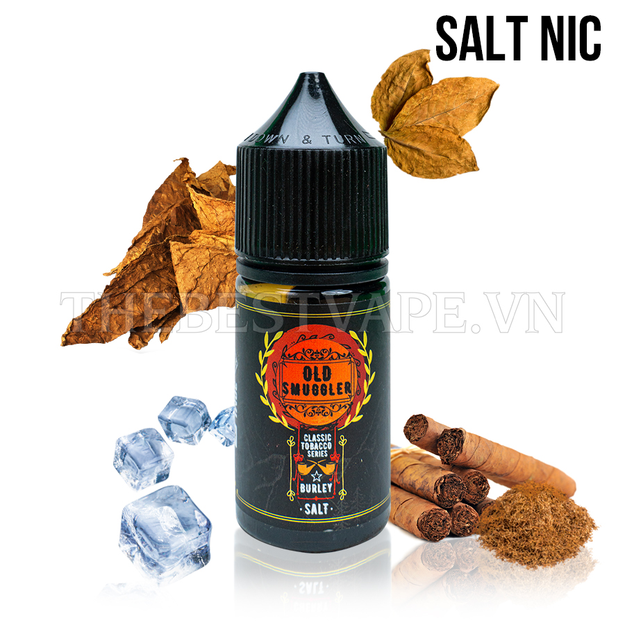 Old Smuggler - CLASSIC TOBACCO - BURLEY ( Thuốc Lá Thuốc Lào Burley ) - Salt Nicotine