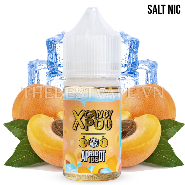 XCandy Pod - APRICOT ICE ( Nước Mơ Lạnh ) - Salt Nicotine