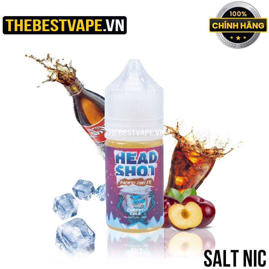 Headshot - CHERRY COLA ( Nước Ngọt Cola Cherry Lạnh ) - Salt Nicotine