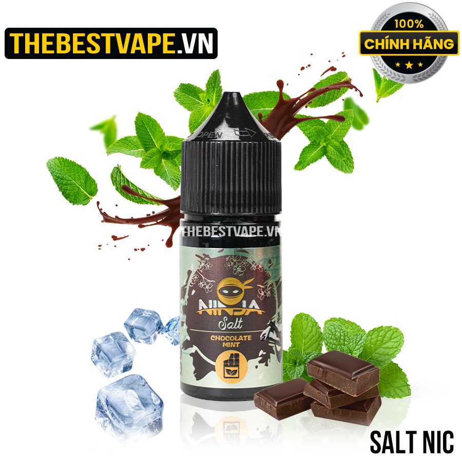 Ninja - CHOCOLATE MINT ( Socola Bạc Hà Lạnh ) - Salt Nicotine