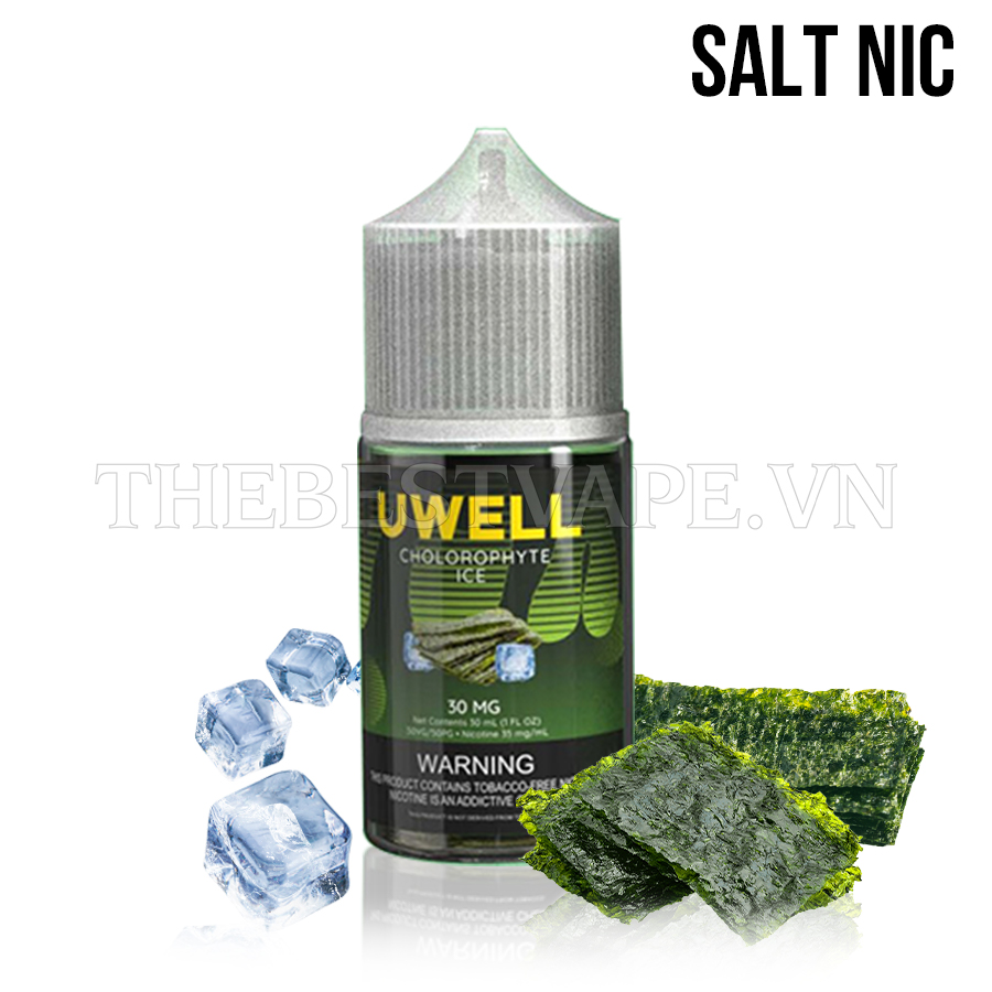 Uwell - CHOLOROPHYTE ICE ( Rong Biển Lạnh ) - Salt Nicotine
