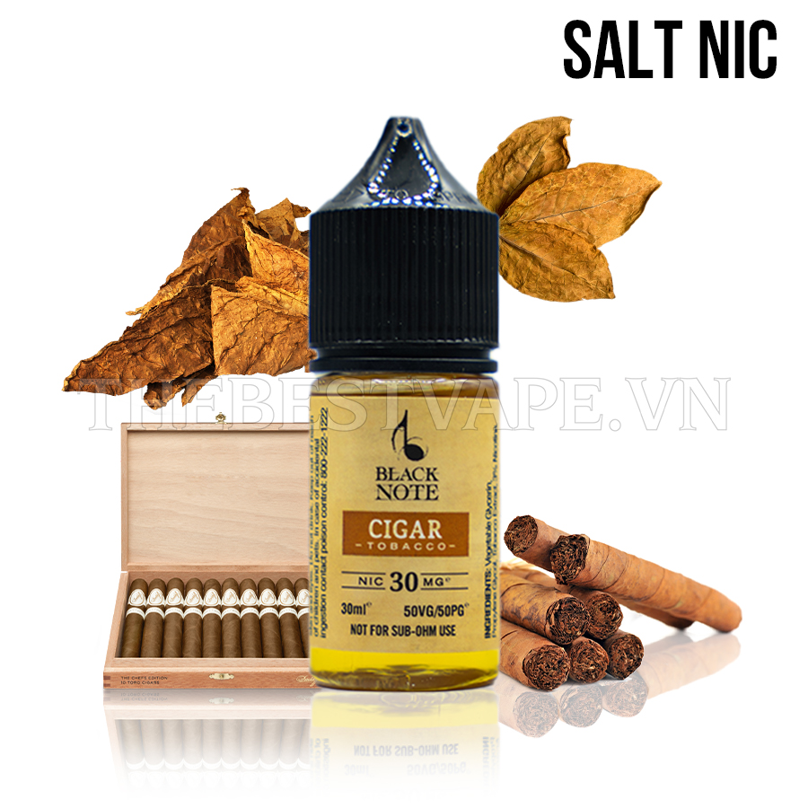 Black Note - CIGAR TOBACCO ( Thuốc Lá Xì Gà ) - Salt Nicotine