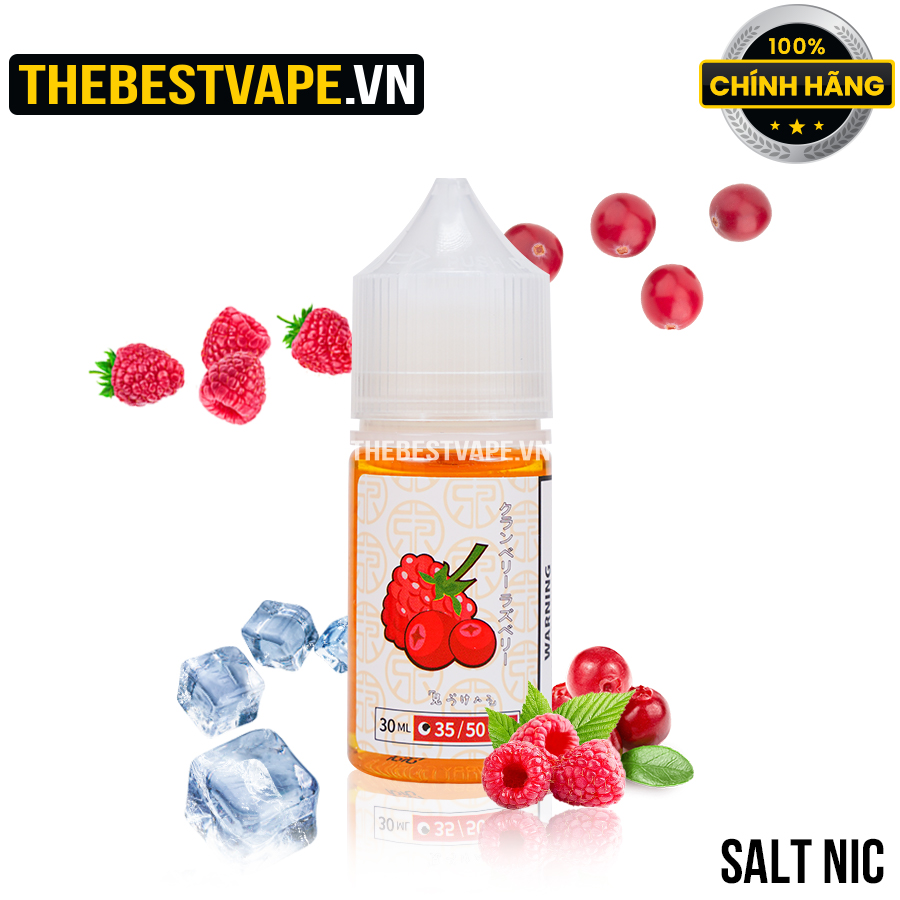 Tokyo Pro ( Classic Series ) - ICED CRANBERRY RASPBERRY ( Nam Việt Quất Mâm Xôi Lạnh ) - Salt Nicotine