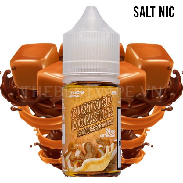 Custard Monster - BUTTERSCOTH ( Kẹo Bơ Kem Sữa ) - Salt Nicotine