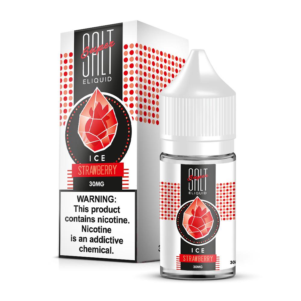 Tinh dầu vape salt nicotine Strawberry Sua Ice 30ml - Super Salt