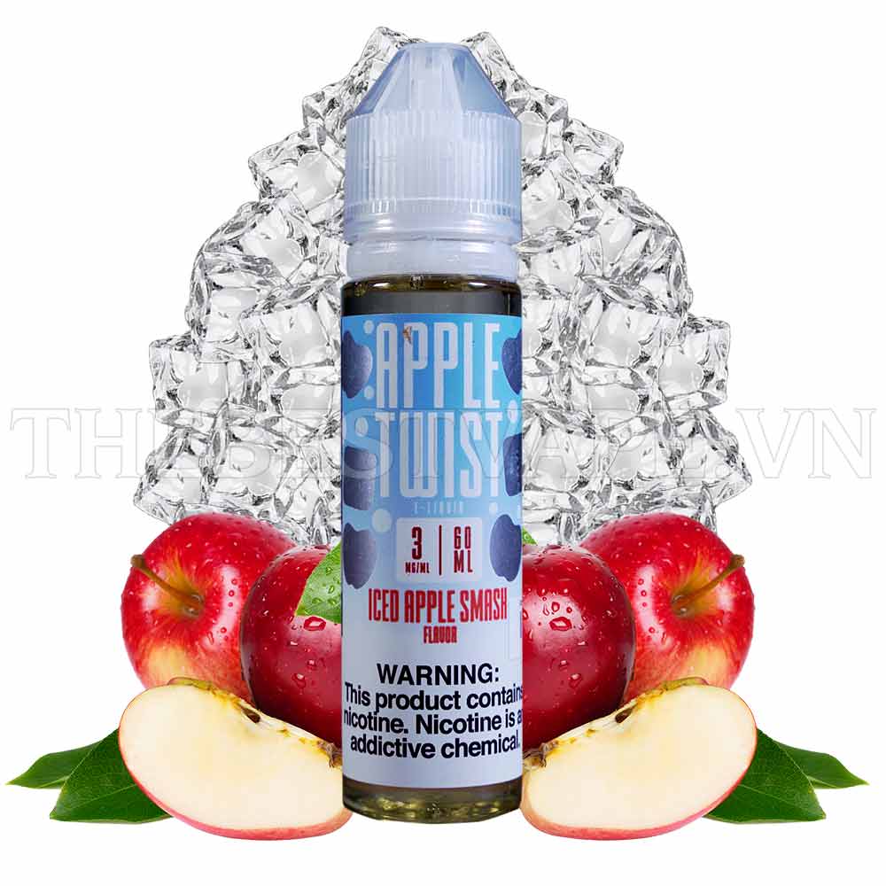 Tinh dầu vape mỹ Iced Apple Smash 60ml