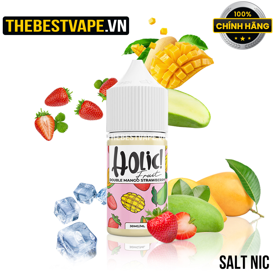 Holic Fruit DOUBLE MANGO STRAWBERRY ( Xoài Xanh Xoài Chín Dâu Tây