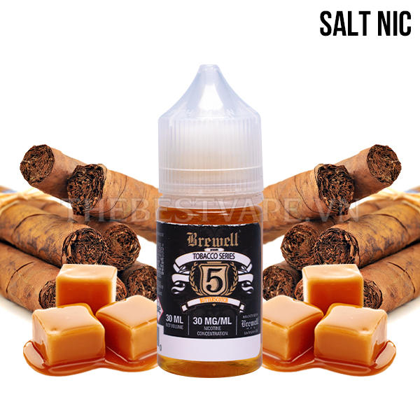 Brewell - TOBACCO SERIES - BUTTERSCOTCH ( Thuốc lá Và Kẹo Butterscotch) - Salt Nicotine