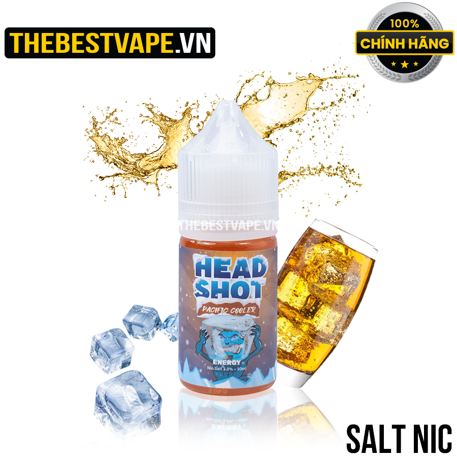 Headshot - ENERGY ( Nước Tăng Lực Lạnh ) - Salt Nicotine