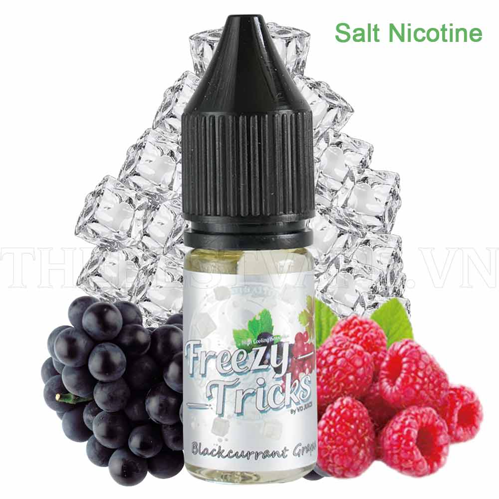 Tinh dầu vape malaysia salt nicotine Blackcurrant Grape Freezy 10ml