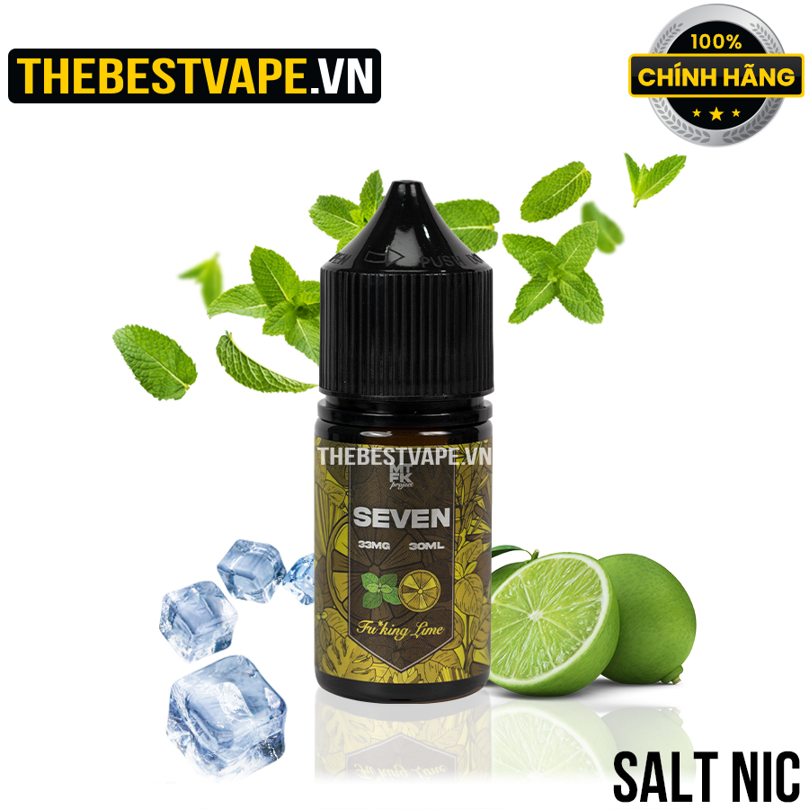 MTFK Project ( Seven ) - FU*KING LIME ( Chanh Bạc Hà Lạnh ) - Salt Nicotine