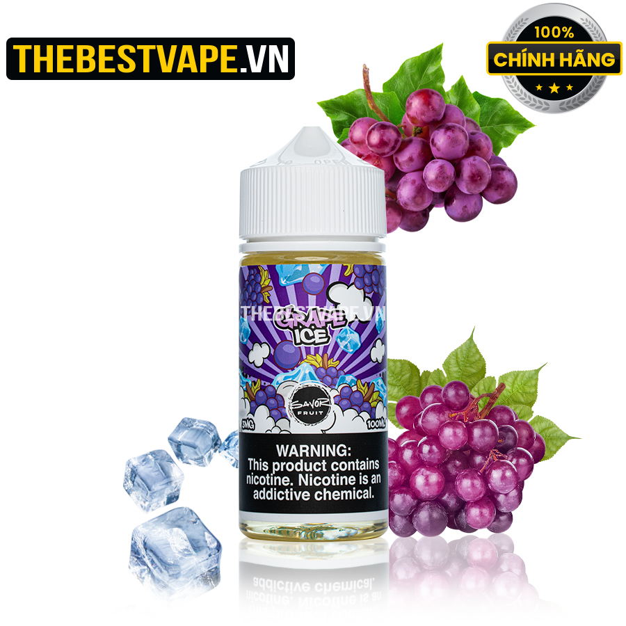 Savor Fruit - GRAPE ICE ( Nho Lạnh ) - Freebase