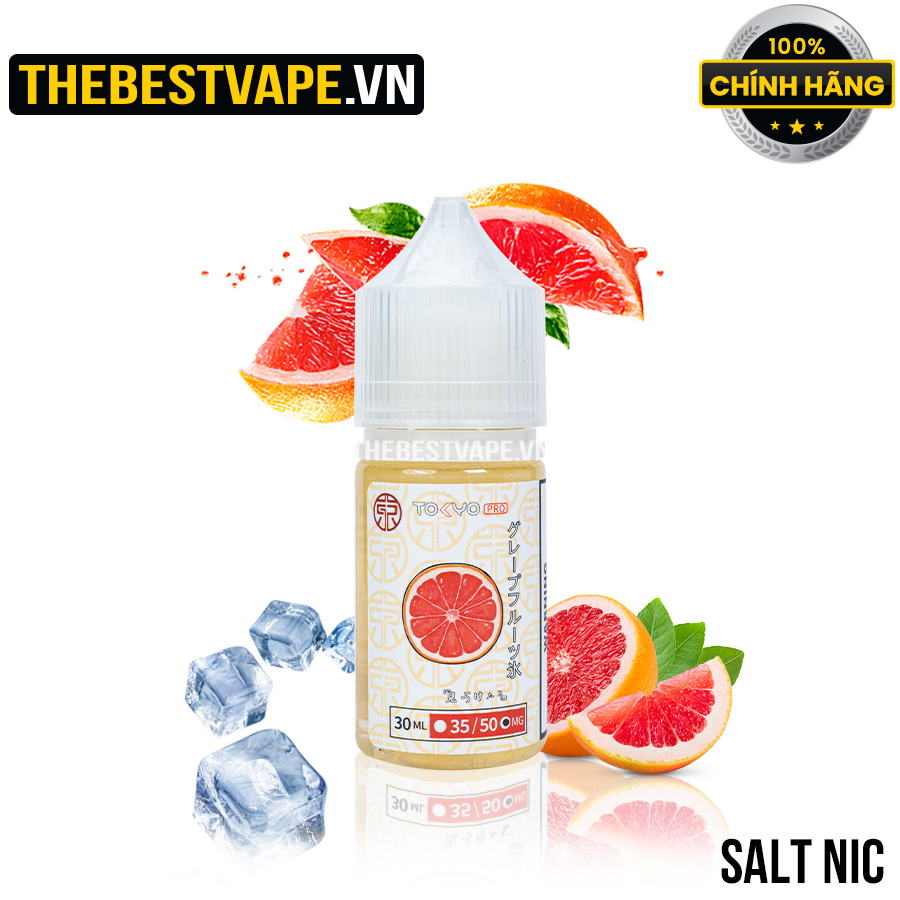 Tokyo Pro ( Classic Series ) - GRAPEFRUIT ( Bưởi Chùm Lạnh ) - Salt Nicotine