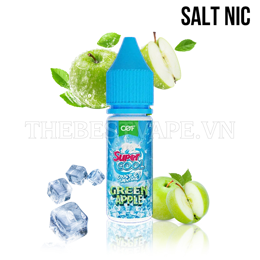 Super Cool - GREEN APPLE ( Táo Xanh Lạnh ) - Salt Nicotine