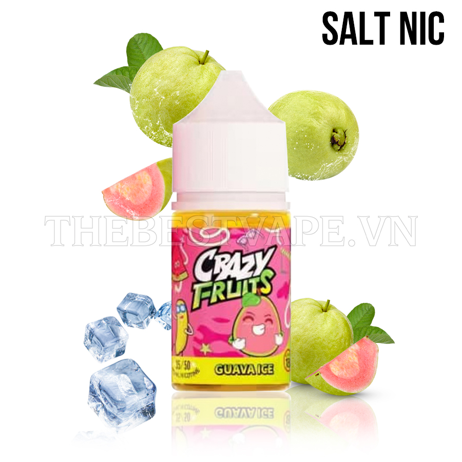 Tokyo Crazy Fruits - GUAVA ICE ( Ổi Lạnh ) - Salt Nicotine
