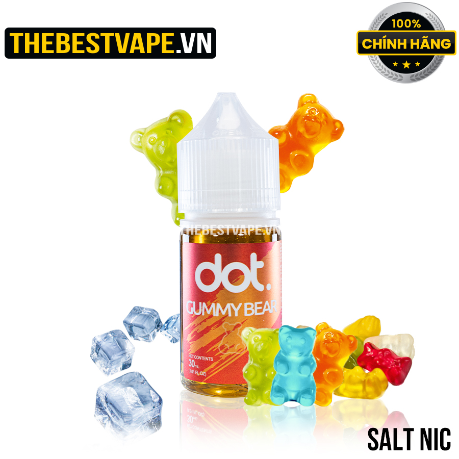 Dotmod ( Dot Ejuice ) - GUMMY BEAR ( Kẹo Gấu Lạnh ) - Salt Nicotine