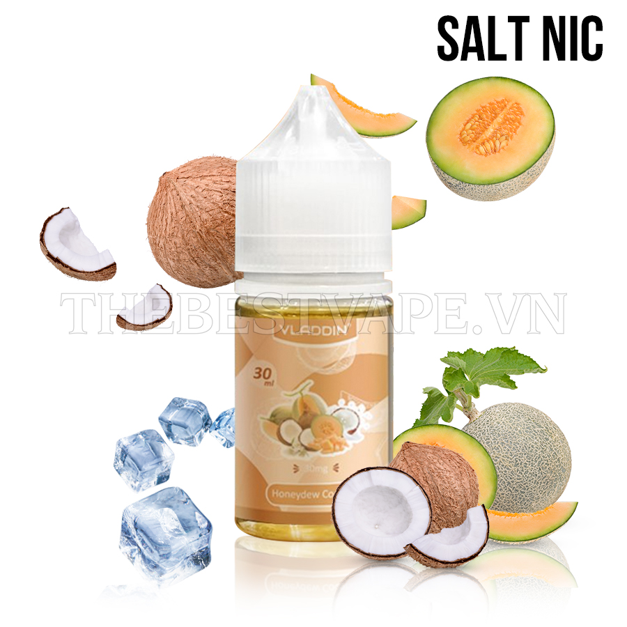 Vladdin - HONEYDEW COCONUT ( Dưa Gang Dừa Lạnh ) - Salt Nicotine