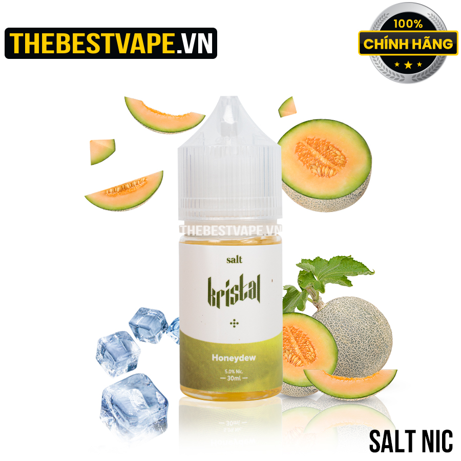 Kristal - HONEYDEW ( Dưa Lưới Lạnh ) - Salt Nicotine