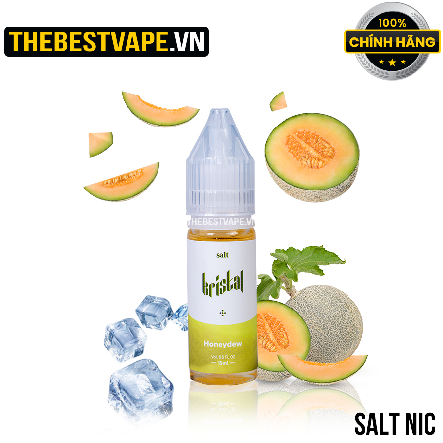 Kristal - HONEYDEW ( Dưa Lưới Lạnh ) - Salt Nicotine