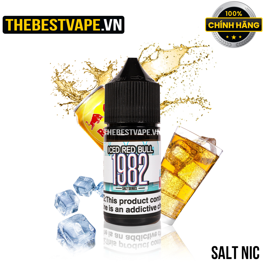 1982 - ICED RED BULL ( Nước Tăng Lực Lạnh ) - Salt Nicotine