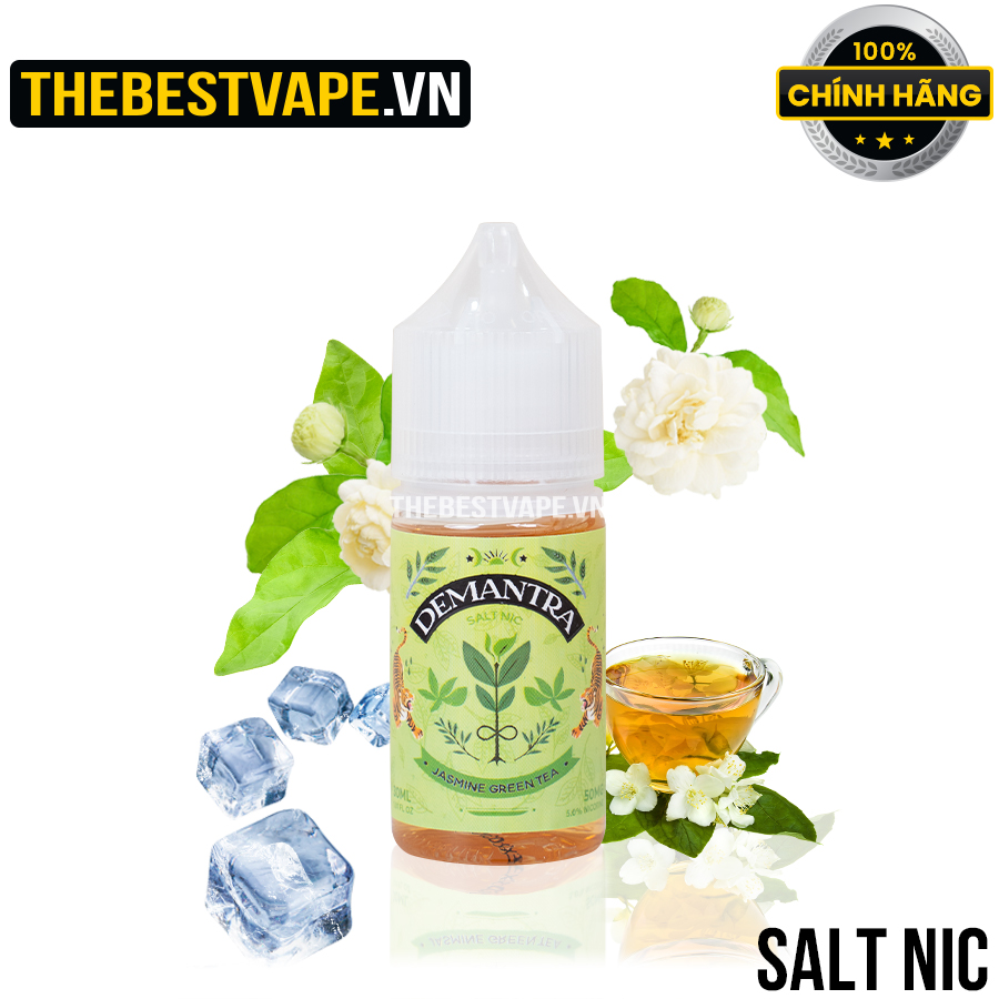 Demantra - JASMINE GREEN TEA ( Trà Lài Lạnh ) - Salt Nicotine