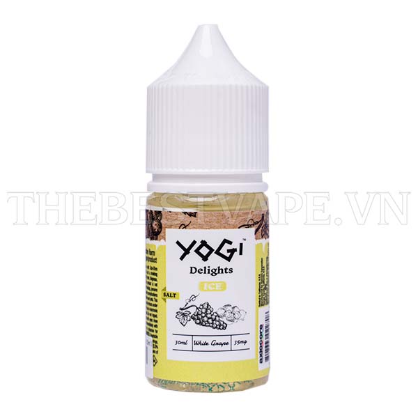 Yogi  ( Delights Ice )  - WHITE GRAPE ICE ( Nho Lạnh ) - Salt Nicotine