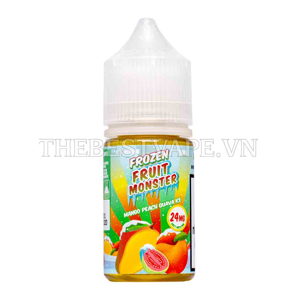 Monster Vape Labs ( Frozen Fruit ) - MANGO PEACH GUAVA ( Đào Xoài Ổi Đỏ Lạnh ) - Salt Nicotine