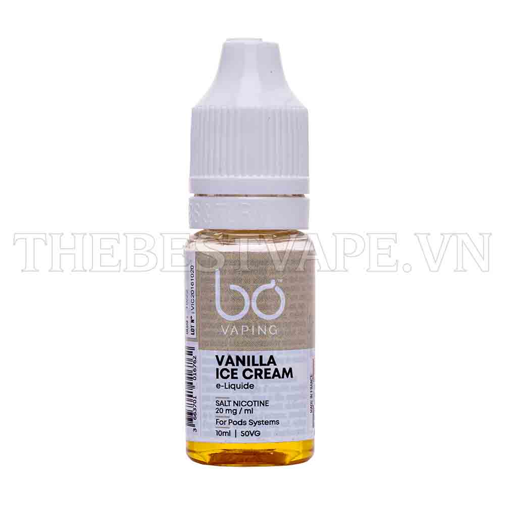 Bo Vaping - VANILLA ICE CREAM ( Kem Vanilla ) - Salt Nicotine