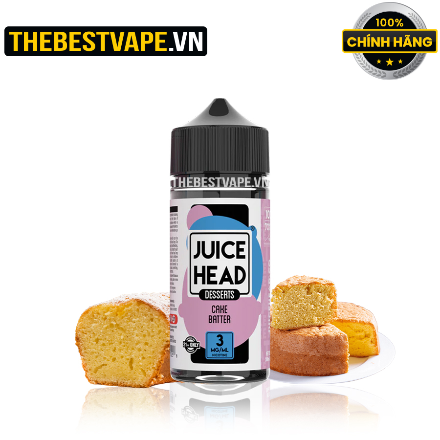 Juice Head ( Desert ) - Cake Batter ( Bánh Bông Lan ) - Freebase