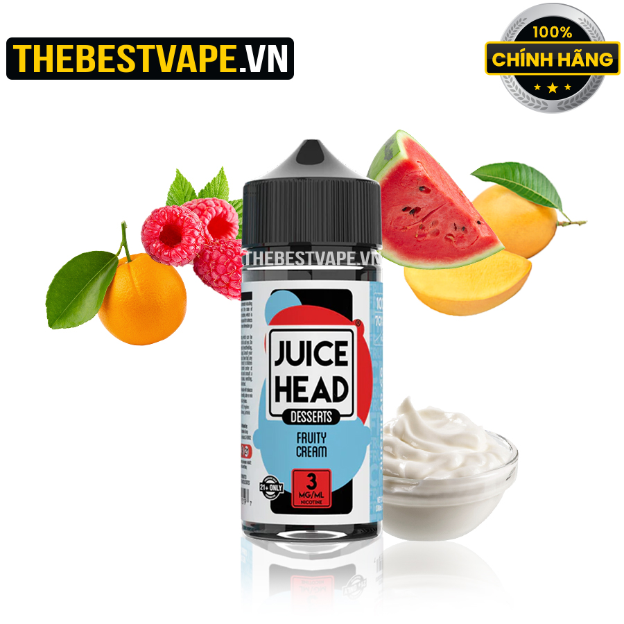Juice Head ( Desert ) - Fruit Cream ( Kem Trái Cây ) - Freebase
