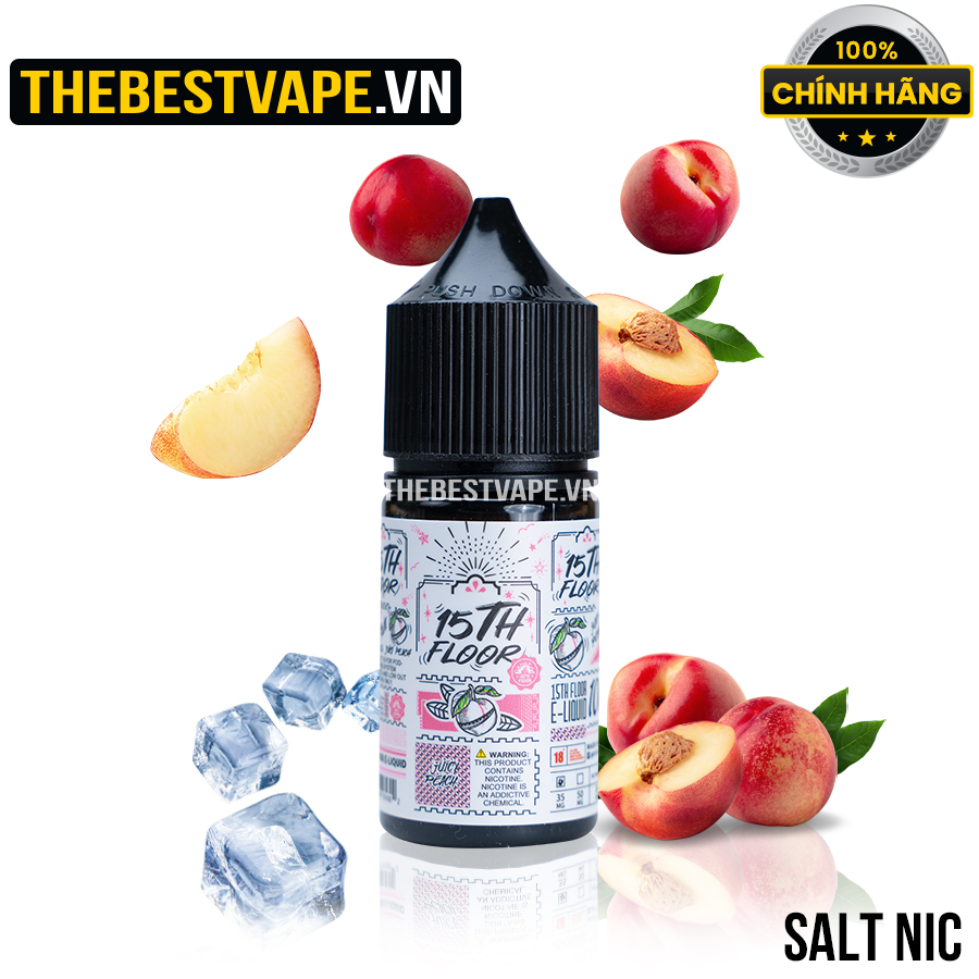 15TH Floor - JUICE PEACH ( Nước Ép Đào ) - Salt Nicotine