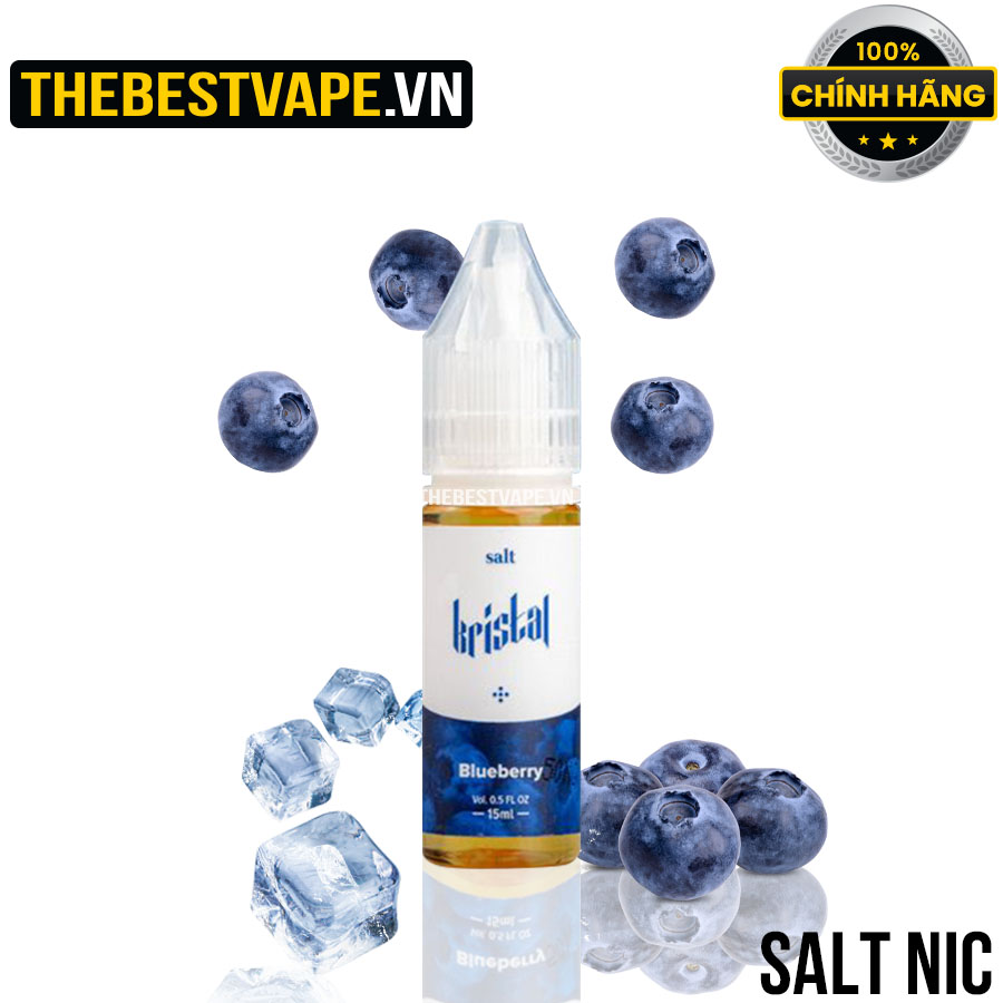 Kristal - BLUEBERRY ( Việt Quất Lạnh ) - Salt Nicotine