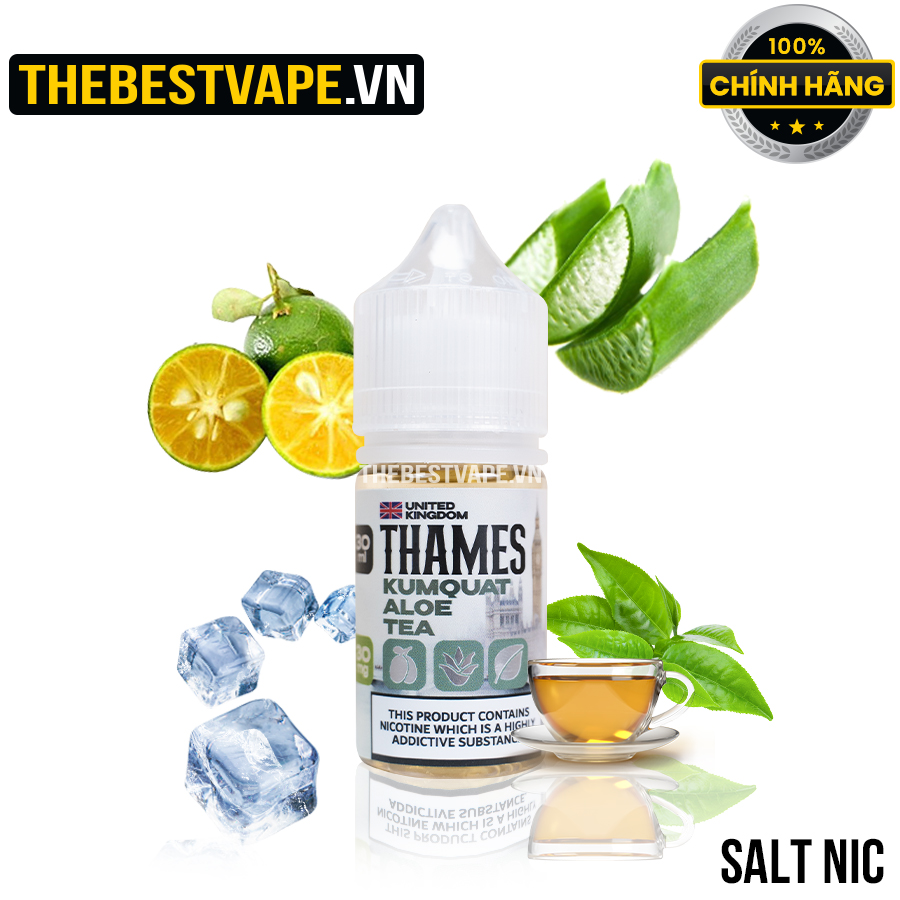 Thames - KUMQUAT ALOE TEA ( Trà Tắc Nha Đam Lạnh ) - Salt Nicotine