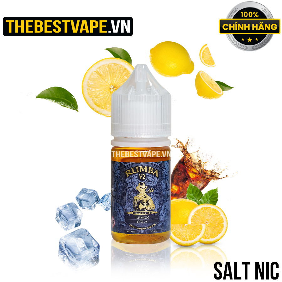 Rumba V2 - LEMON COLA ( Chanh Cola Lạnh ) - Salt Nicotine