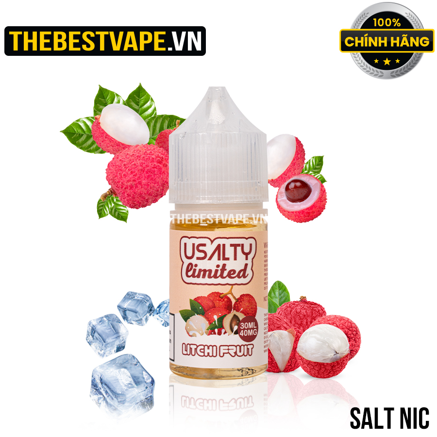 Usalt ( Limited ) - LITCHI FRUIT ( Vải Lạnh ) - Salt Nicotine