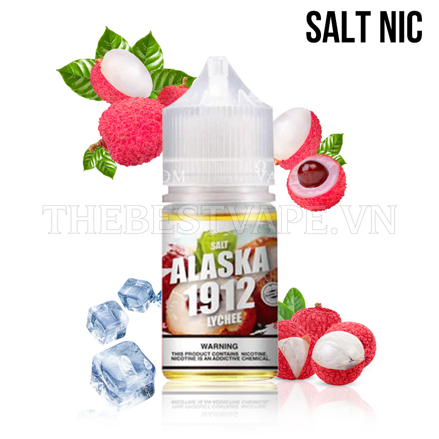 Alaska 1912 - LYCHEE ( Vải Lạnh ) - Salt Nicotine