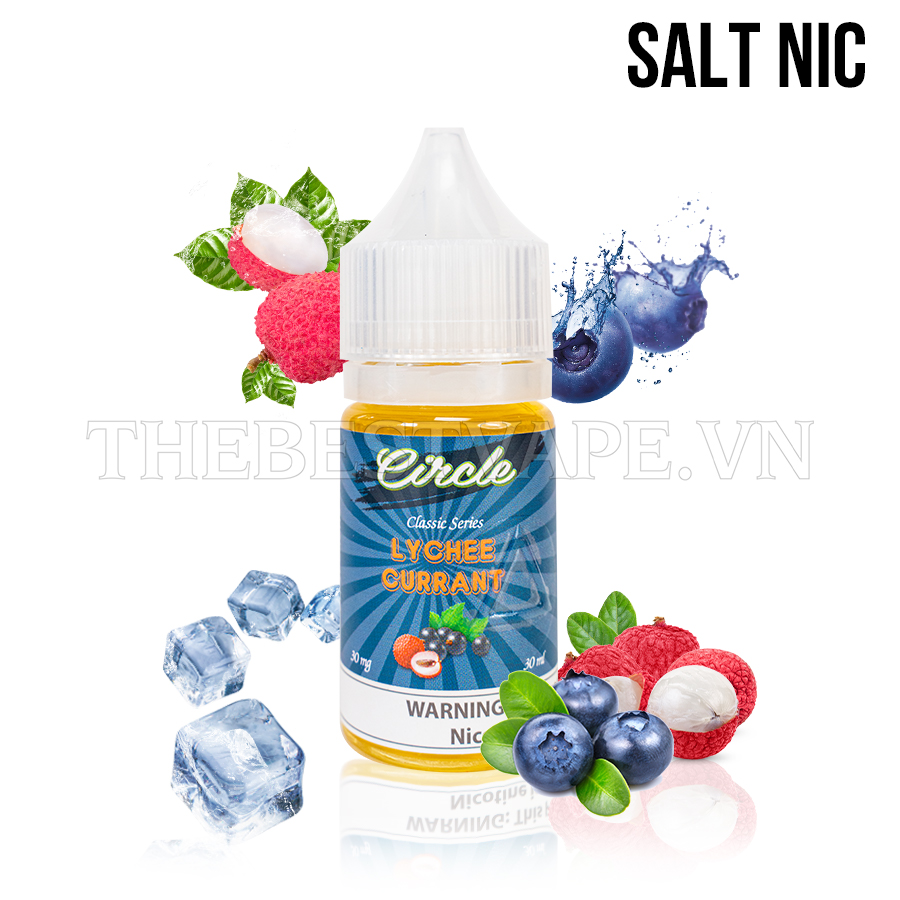 Circle ( Classic Series ) - LYCHEE CURRANT ( Vải Việt Quất Lạnh ) - Salt Nicotine