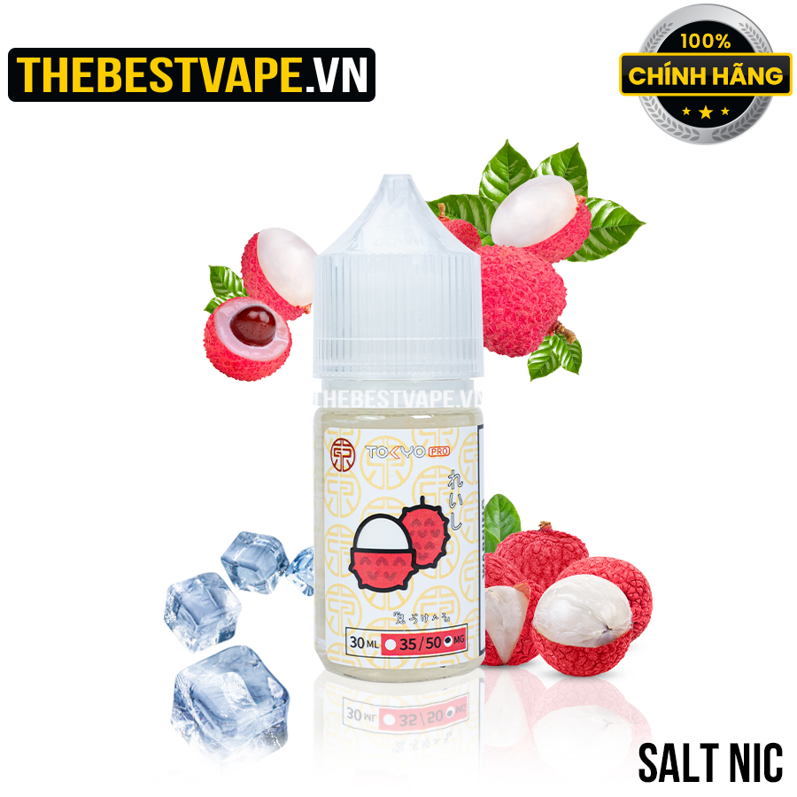 Tokyo Pro ( Classic Series ) - ICED LYCHEE ( Vải Lạnh ) - Salt Nicotine