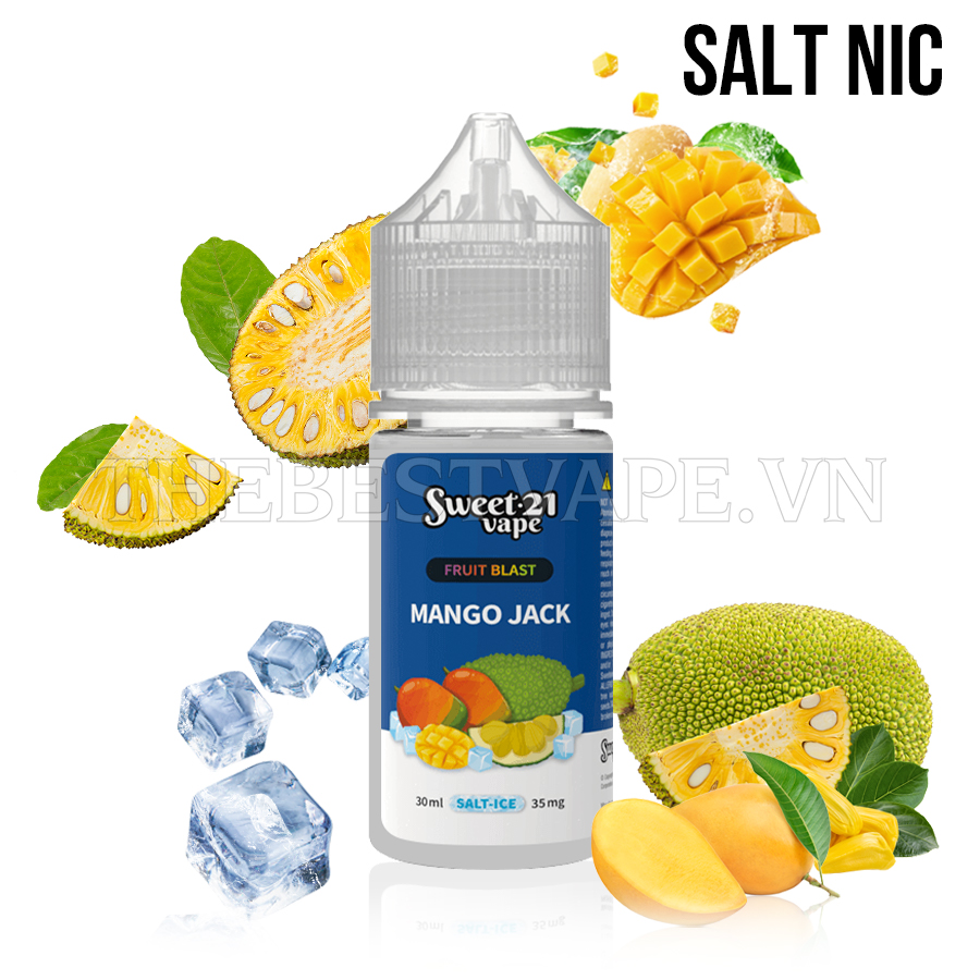 Sweet 21  ( Fruit Blast )  - MANGO JACK ( Xoài Mít Lạnh ) - Salt Nicotine