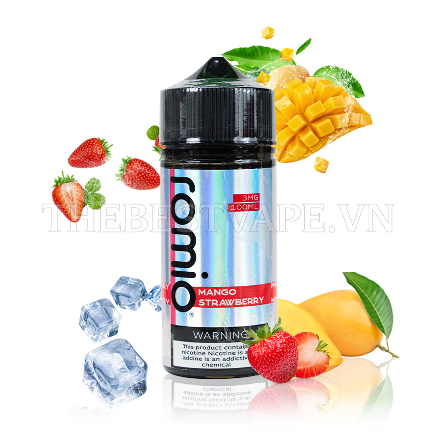 ROMIO - Mango Strawberry ( Xoài Dâu Tây Lạnh ) - Freebase