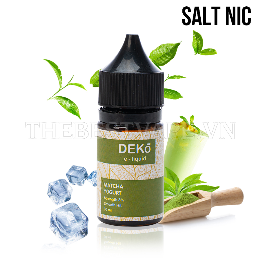 Deko - MATCHA YOGURT ( Sữa Chua Trà Xanh Lạnh ) - Salt Nictone