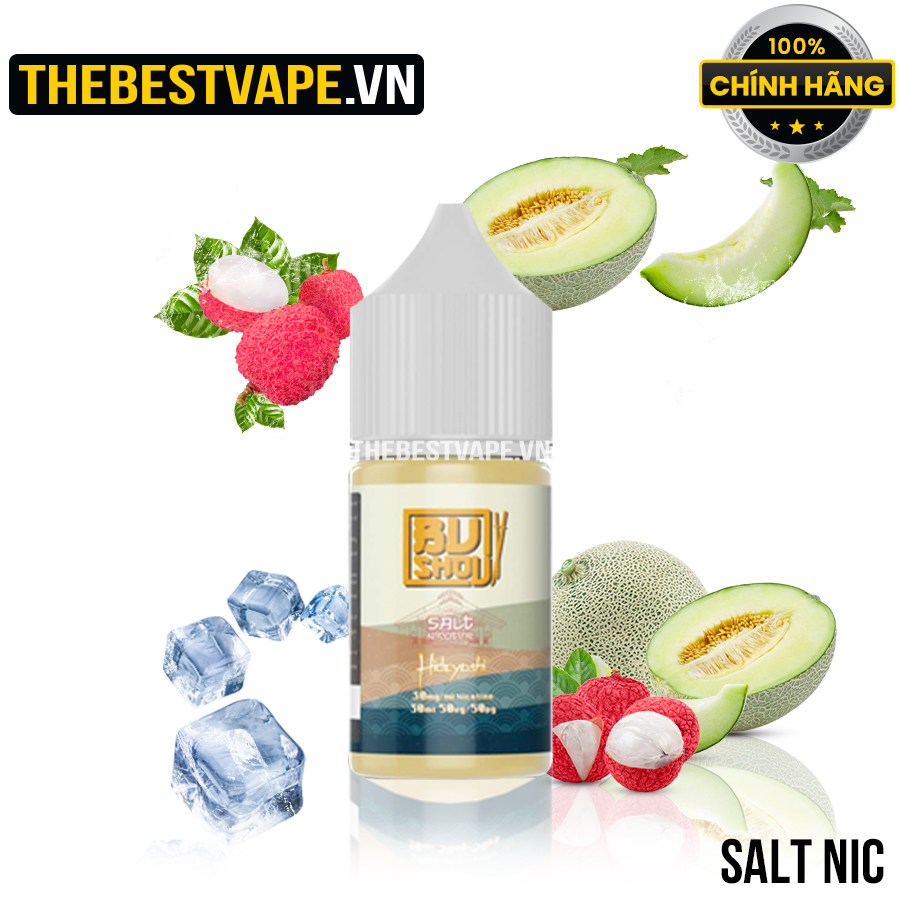 BUSHOU - MELON LYCHEE ( Dưa Gang Vải Lạnh ) - Salt Nicotine