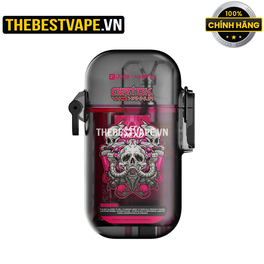 Vapelustion - HANNYA AIRTOK ( Black Version ) - Pod Kit
