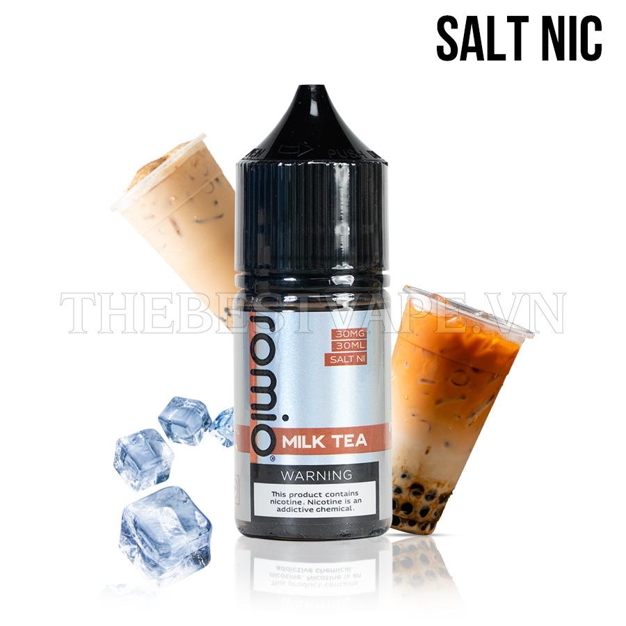 Romio - MILK TEA ( Trà Sữa Lạnh ) - Salt Nicotine