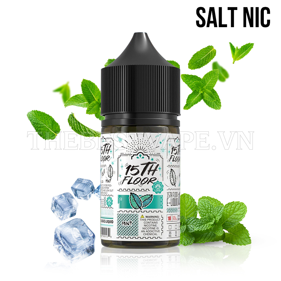 15TH Floor - MINT ( Bạc Hà The Mát ) - Salt Nicotine